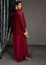Ruby Embellished Organza Jacket with Sarong Pants (2-Piece) - Image 6