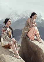 Rust Embellished Organza Jacket Satin Silk Dress (2-Piece) - Image 7