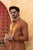 Rust Yarn-Dyed Cotton Jacquard Shalwar Kameez (2-Piece) - Image 4