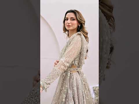 Pakistani Silver Hand-Embellished Net Lehenga Choli (3-Piece) - Image 10