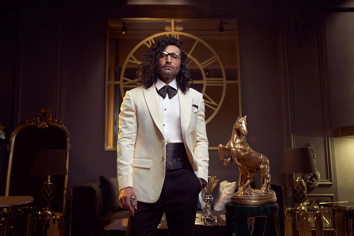 Light Tan Eco Stretch Tuxedo Suit (2-Piece) - Image 2