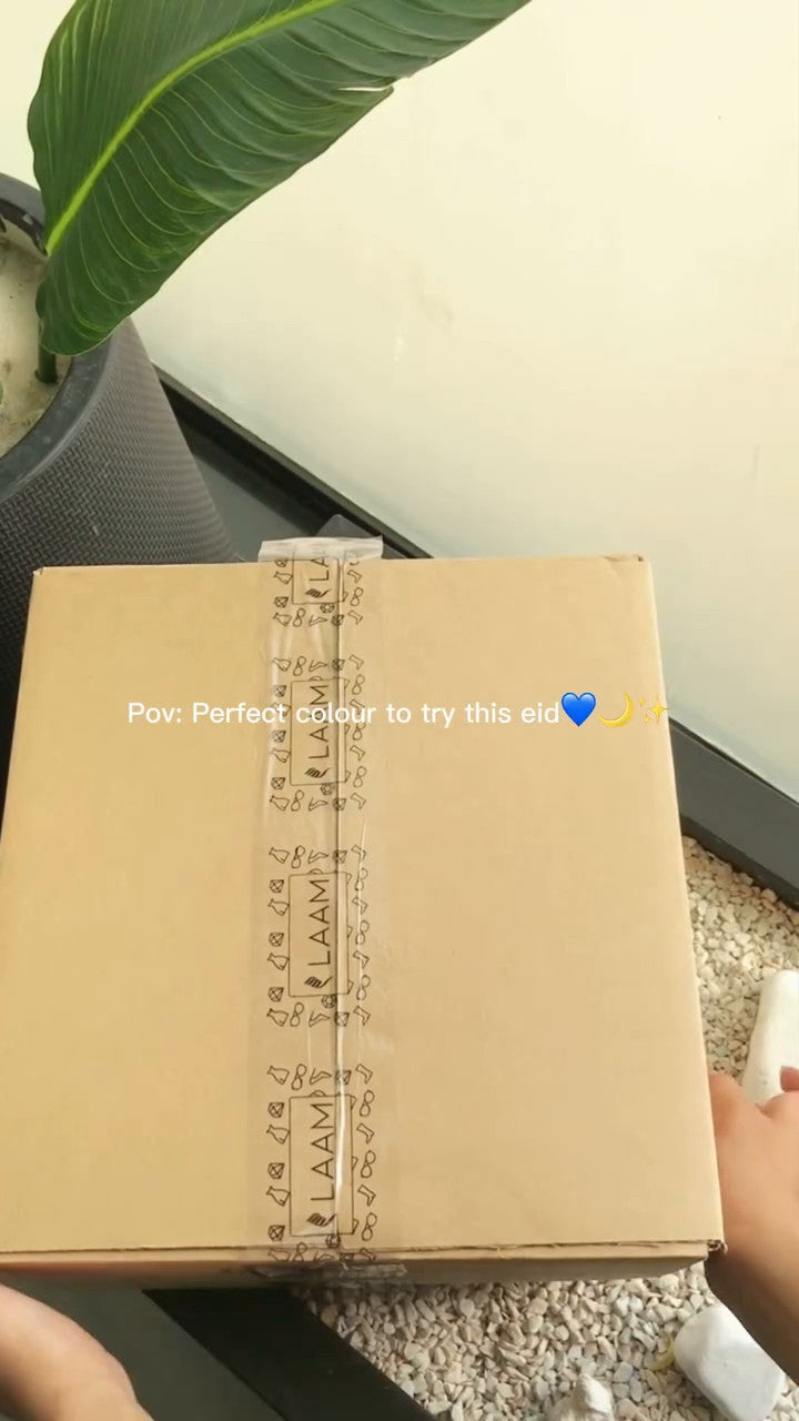 Pakistani Teal Sequin Embroidered Chiffon Pishwas (3-Piece) - Image 10