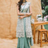 Teal Cut-Work Marori Tissue Saree (2-Piece) - Image 3