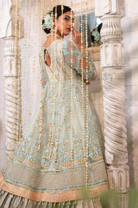 Pakistani Ferozi Hand-Embellished Organza Pishwas (2-Piece) - Image 7