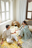 White Self-Embroidered Cotton Kurta (2-Piece) - Image 10