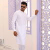 White China Boski Kurta Pajama (2-Piece) - Image 5