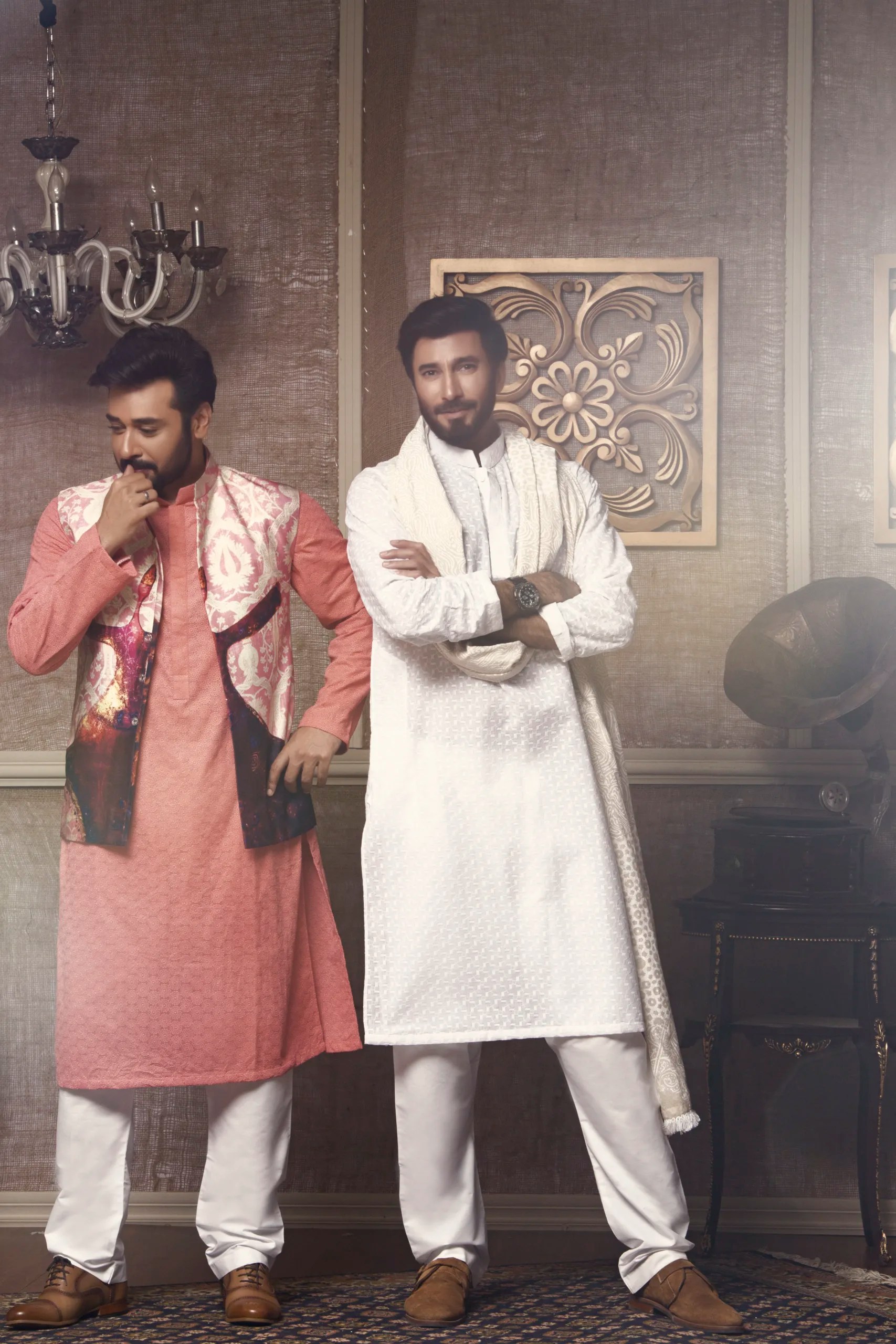 Coconut White Chikankari Cotton Kurta (3-Piece) - Image 2