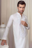 White Embroidered Pure Cotton Kurta (2-Piece) - Image 3