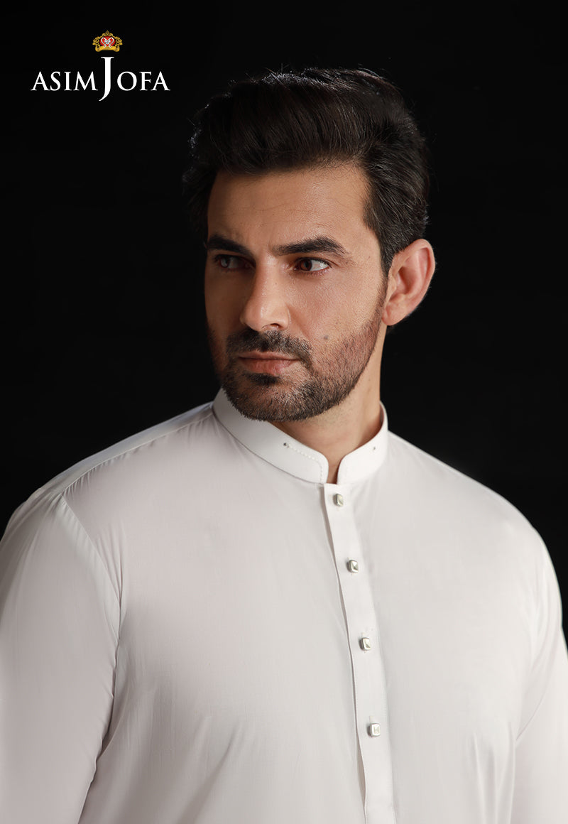 White Cotton Shalwar Kameez Set (2-Piece) - Image 7
