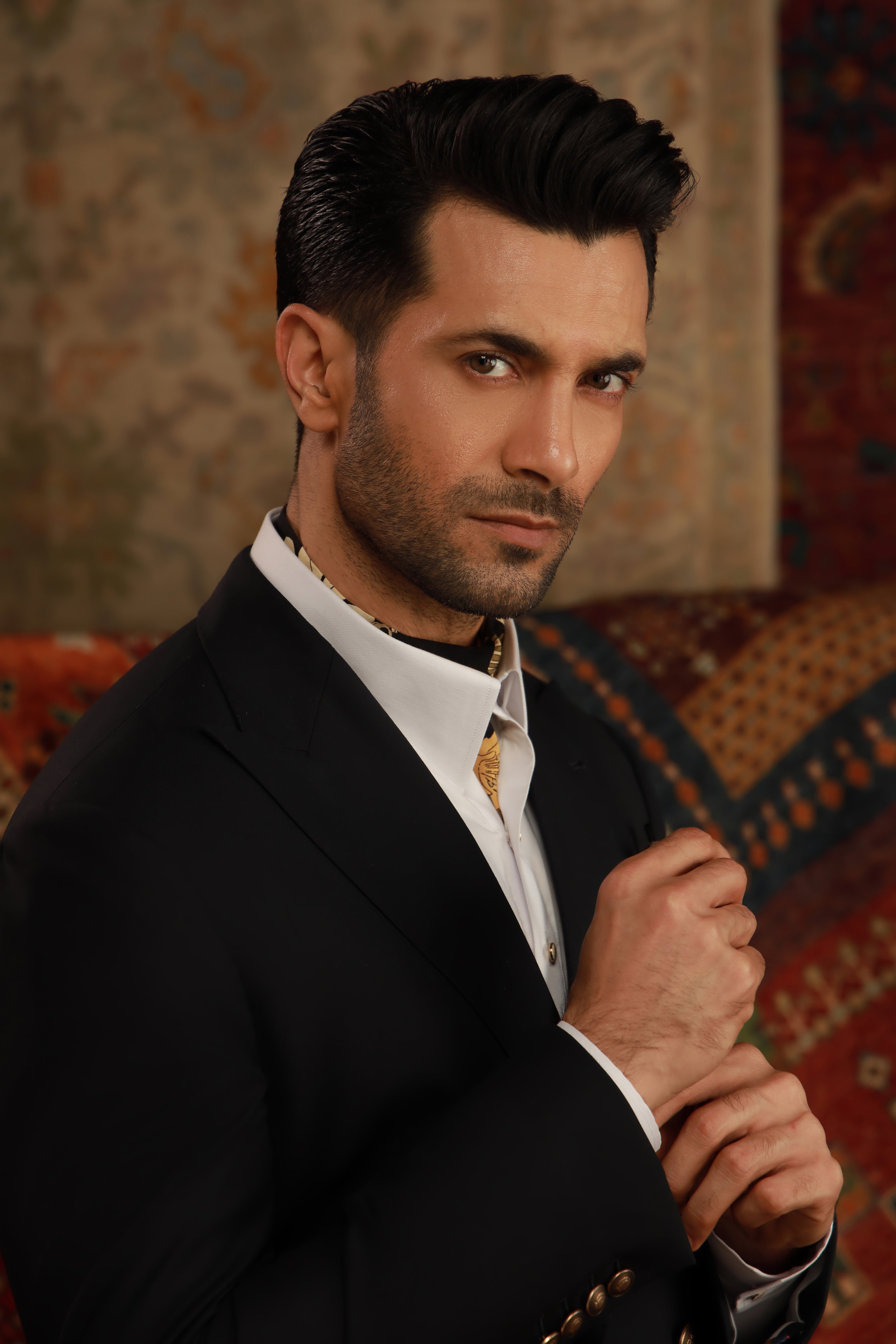 White Embroidered Egyptian Cotton Shalwar Kameez (2-Piece) - Image 4