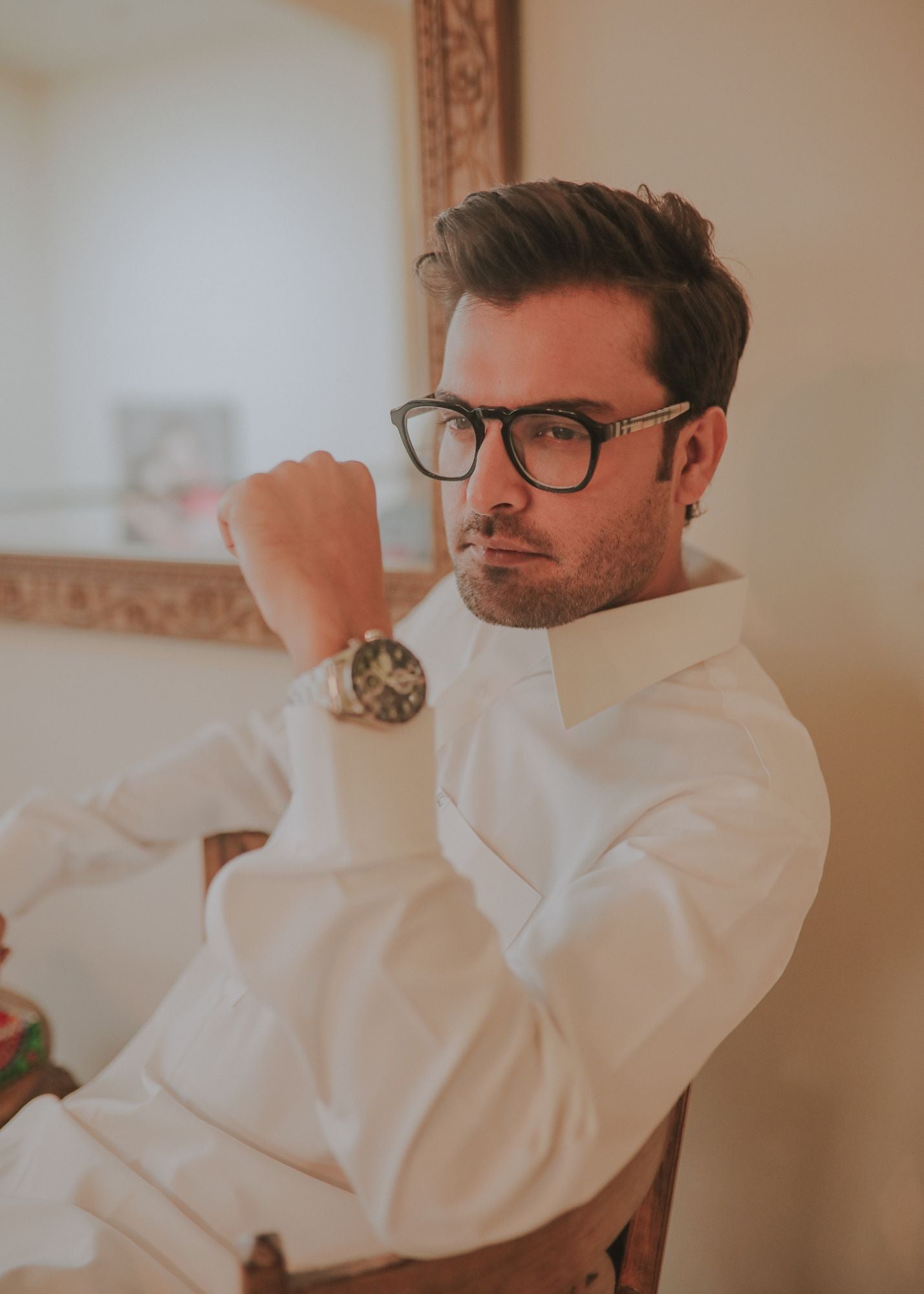 White Wash & Wear Shalwar Kameez (2-Piece) - Image 2