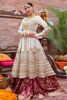 Pakistani White Embellished Net Pishwas Dress (2-Piece) - Image 2