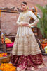Pakistani White Embellished Net Pishwas Dress (2-Piece) - Image 3