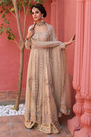 Snow White Embellished Net Pishwas Dress (3-Piece) - Image 14