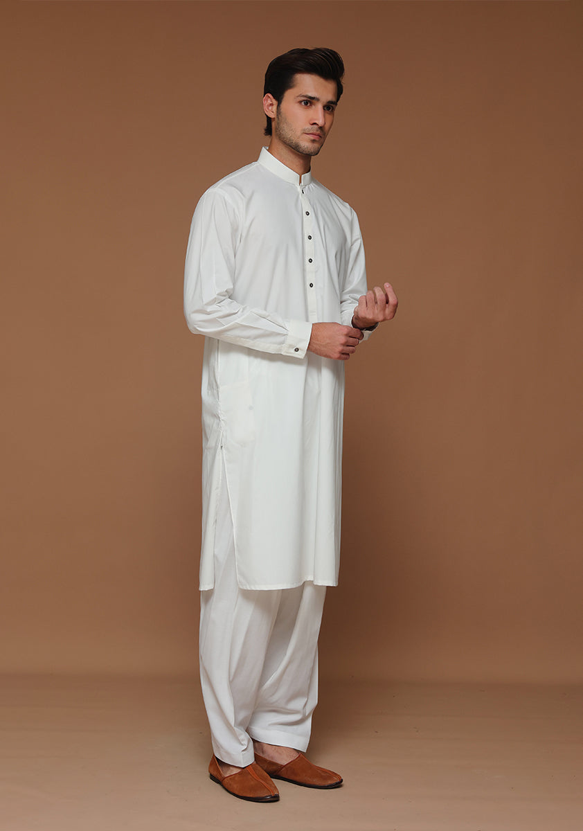 Cloud Dancer Poly Viscose Classic Fit Shalwar Kameez (2-Piece) - Image 1