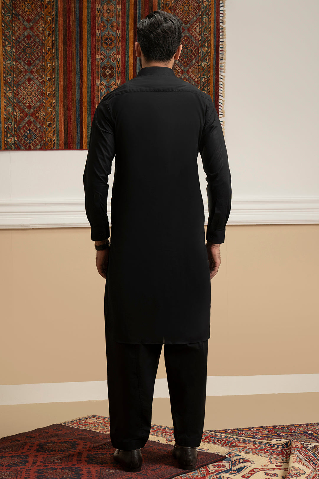 White Cotton Shalwar Kameez Fabric (Unstitched 2-Piece) - Image 101