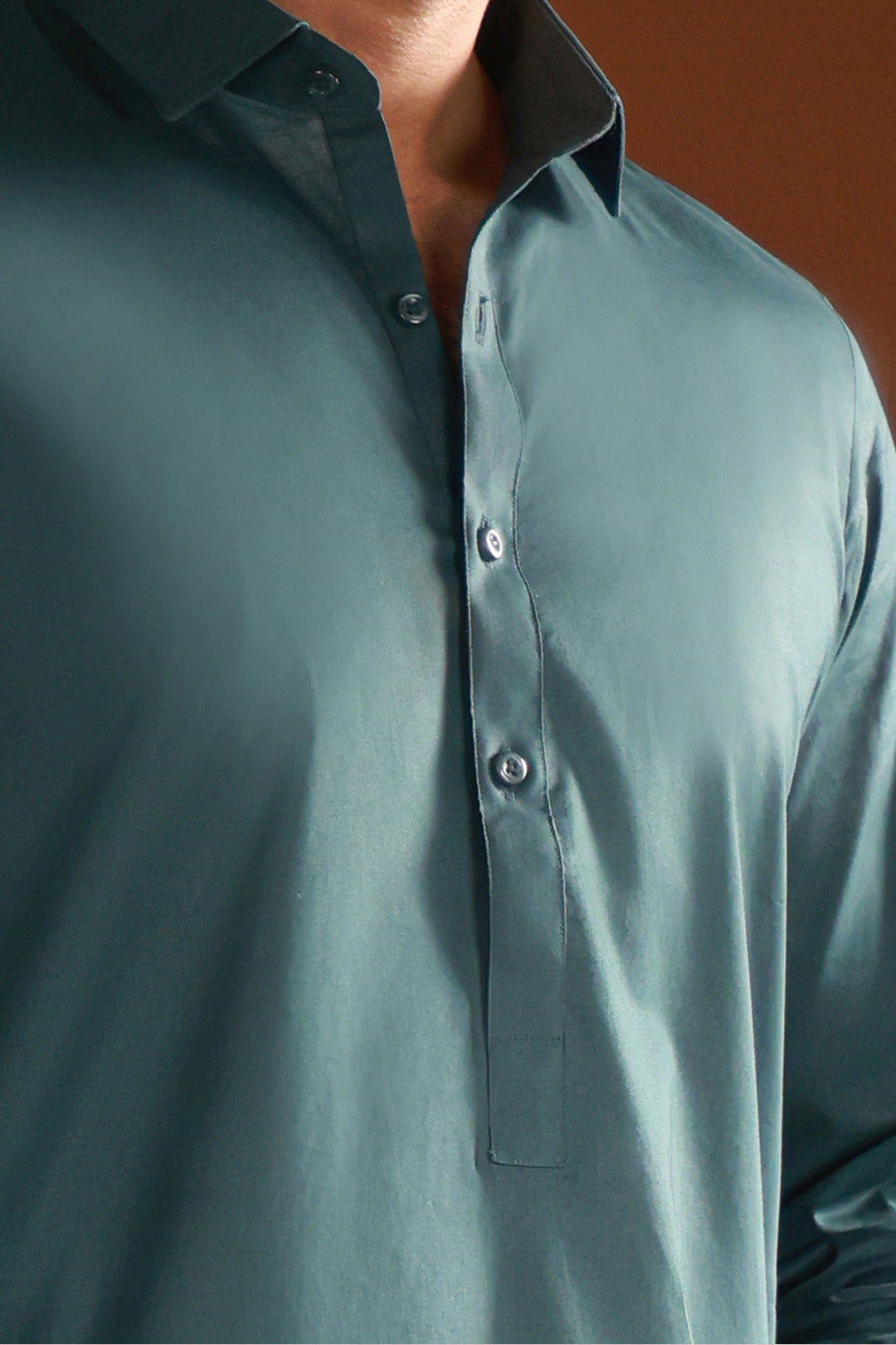 White Cotton Shalwar Kameez Fabric (Unstitched 2-Piece) - Image 57