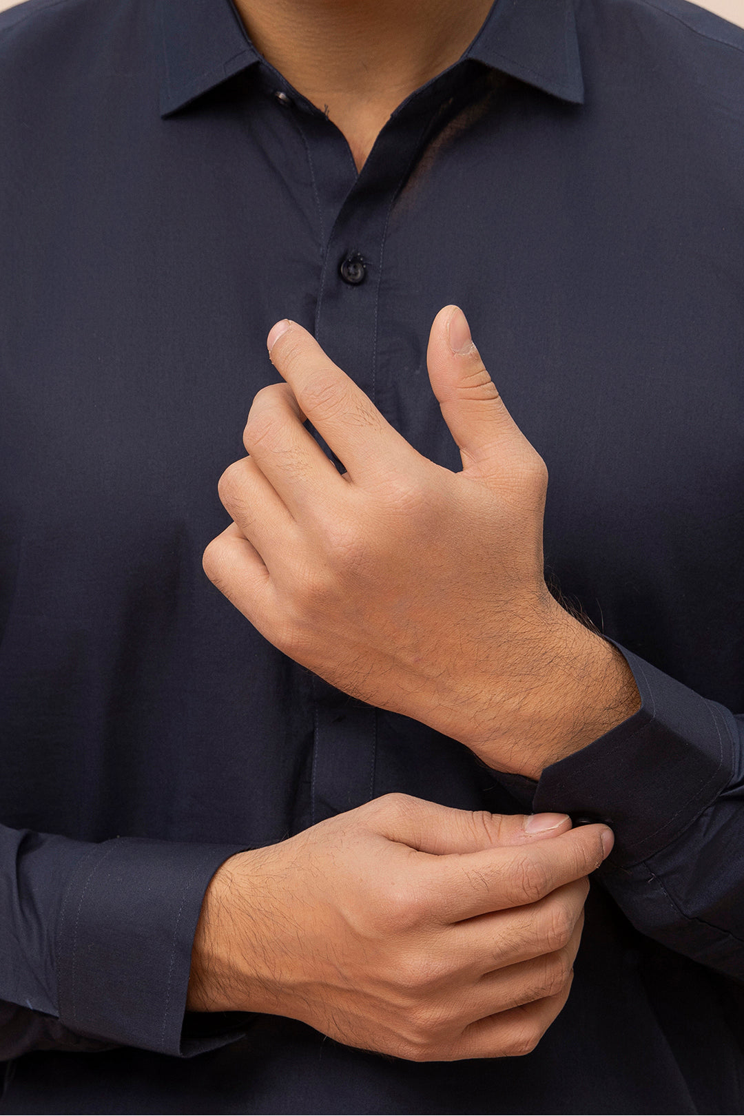 White Cotton Shalwar Kameez Fabric (Unstitched 2-Piece) - Image 70