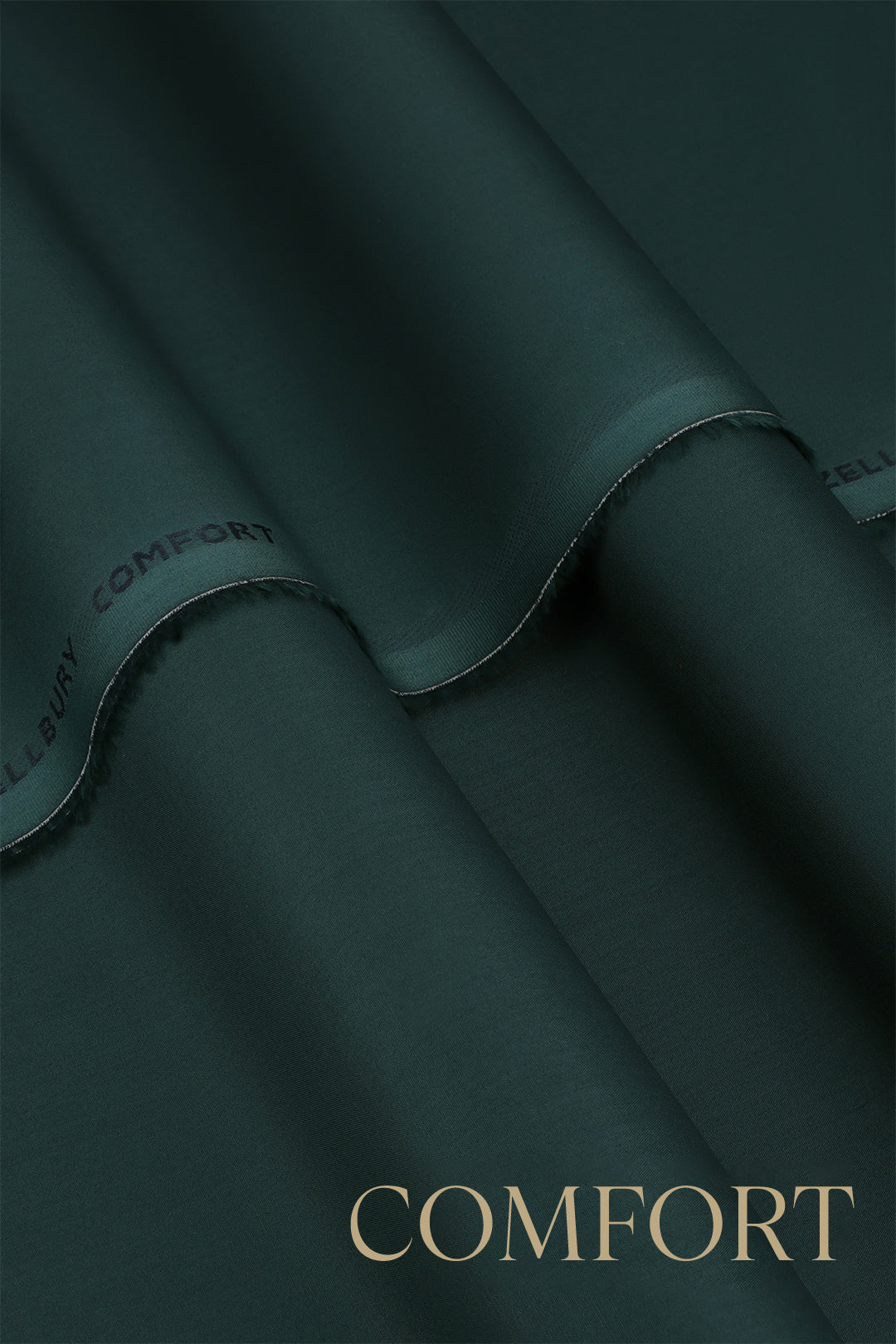 White Cotton Shalwar Kameez Fabric (Unstitched 2-Piece) - Image 8