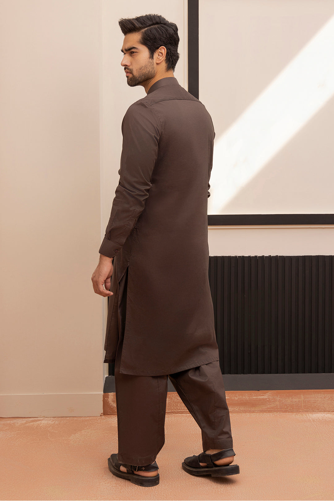 White Cotton Shalwar Kameez Fabric (Unstitched 2-Piece) - Image 88