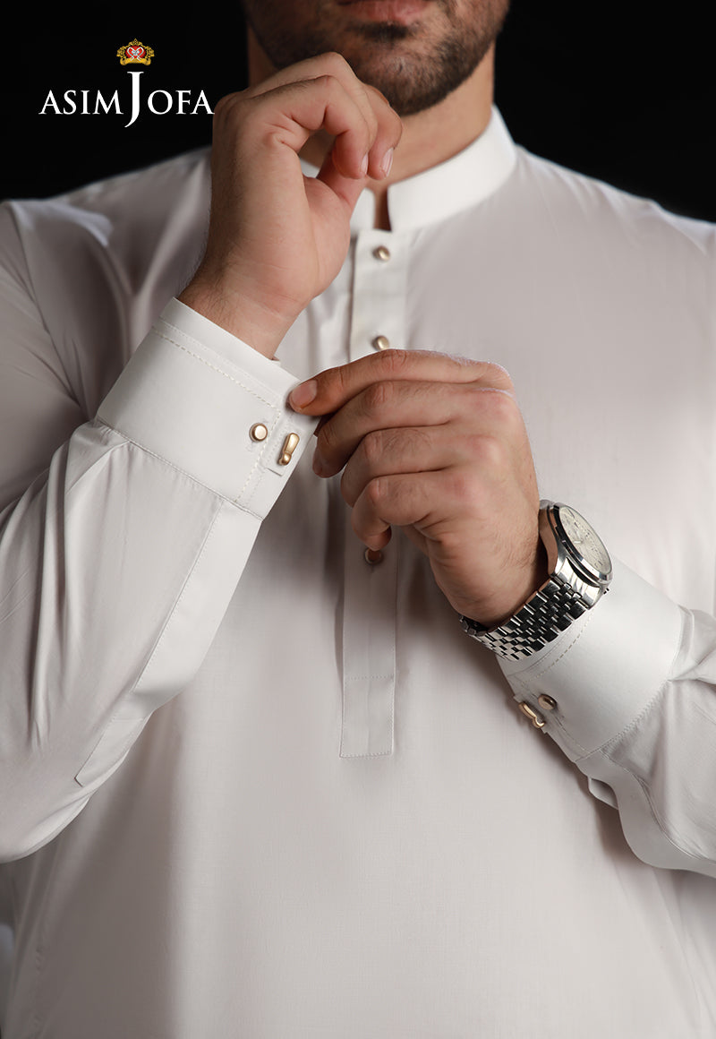 White Cotton Shalwar Kameez (2-Piece) - Image 7