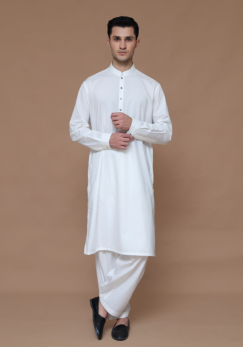 Cloud Dancer Poly Viscose Classic Fit Shalwar Kameez (2-Piece) - Image 1