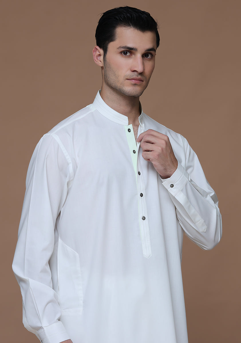 Cloud Dancer Poly Viscose Classic Fit Shalwar Kameez (2-Piece) - Image 5