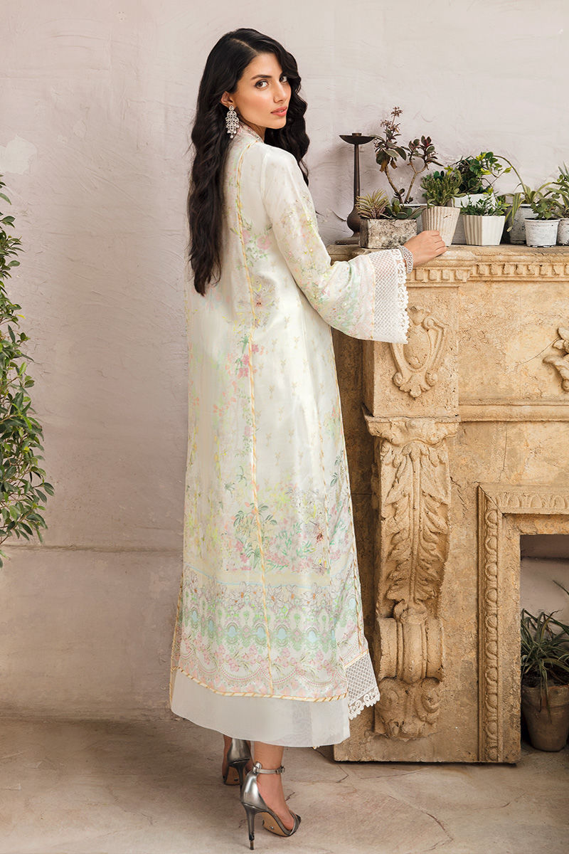 White Tilla Patti Raw Silk Salwar Kameez (3-Piece) - Image 6