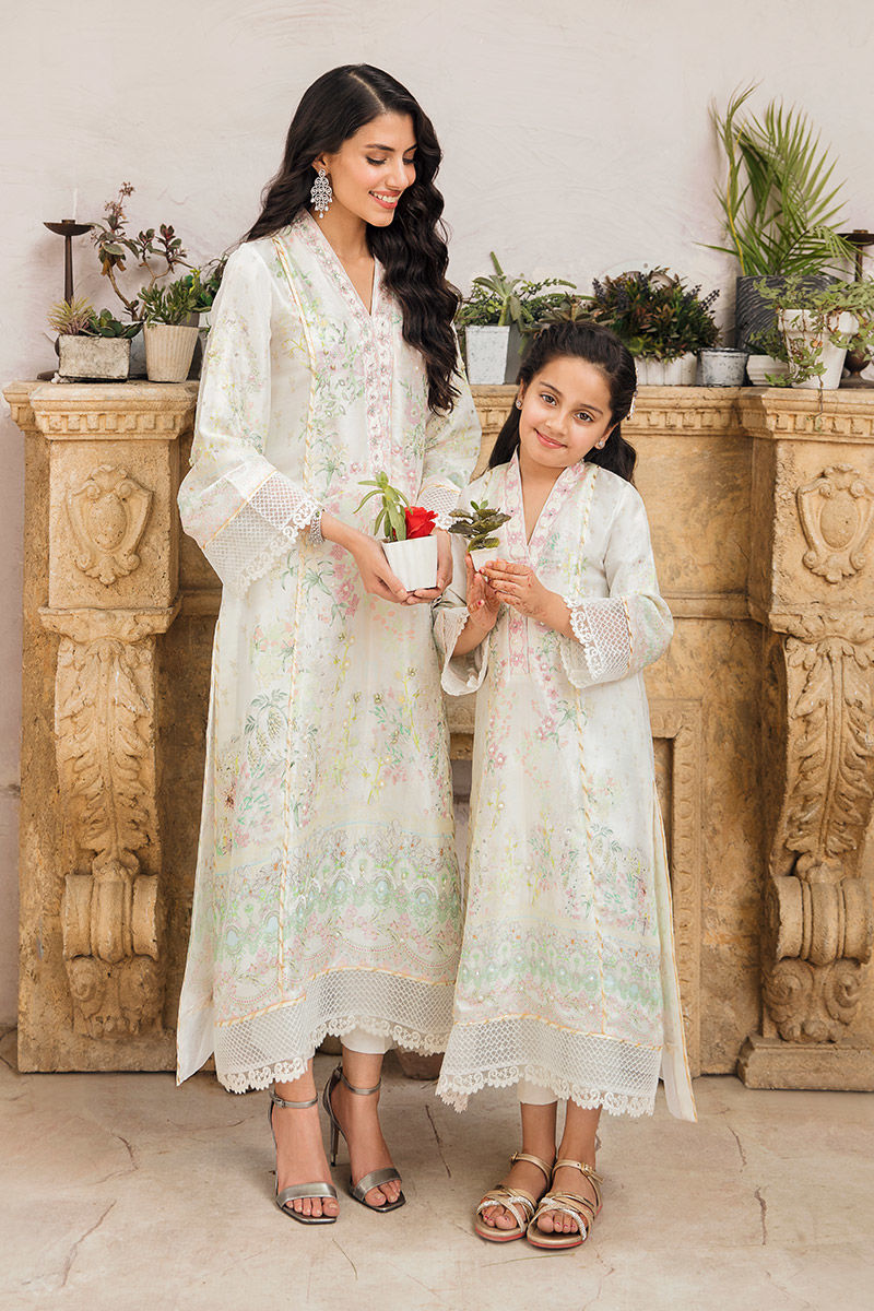 White Tilla Patti Raw Silk Salwar Kameez (3-Piece) - Image 7