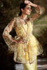 Lemon Printed Organza Angrakha Set (2-Piece) - Image 3