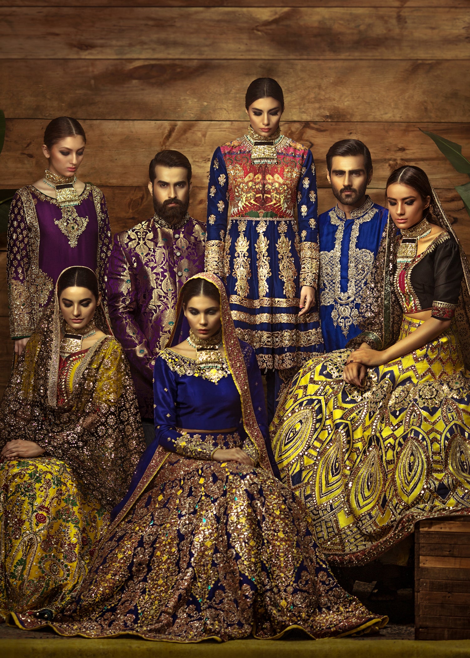 Yellow Embroidered Raw Silk Lehenga Choli (3-Piece) - Image 5