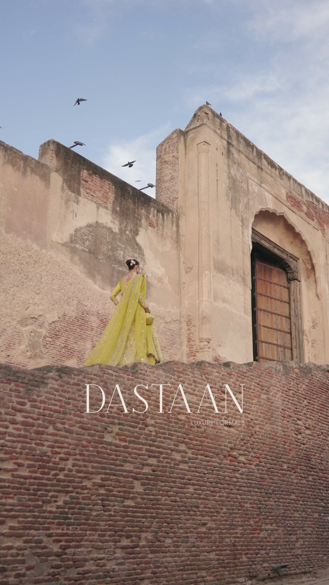 Pakistani Sunflower Yellow Hand-Embellished Tussel Silk Lehenga (3-Piece) - Image 10