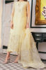 Pakistani Lemon Yellow Hand-Embellished Chiffon Salwar Kameez (3-Piece) - Image 5