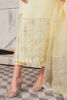 Pakistani Lemon Yellow Hand-Embellished Chiffon Salwar Kameez (3-Piece) - Image 7