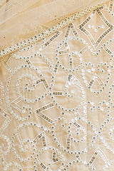 Pakistani Tuscan Yellow Sequin Embroidered Georgette Salwar Kameez (3-Piece) - Image 7