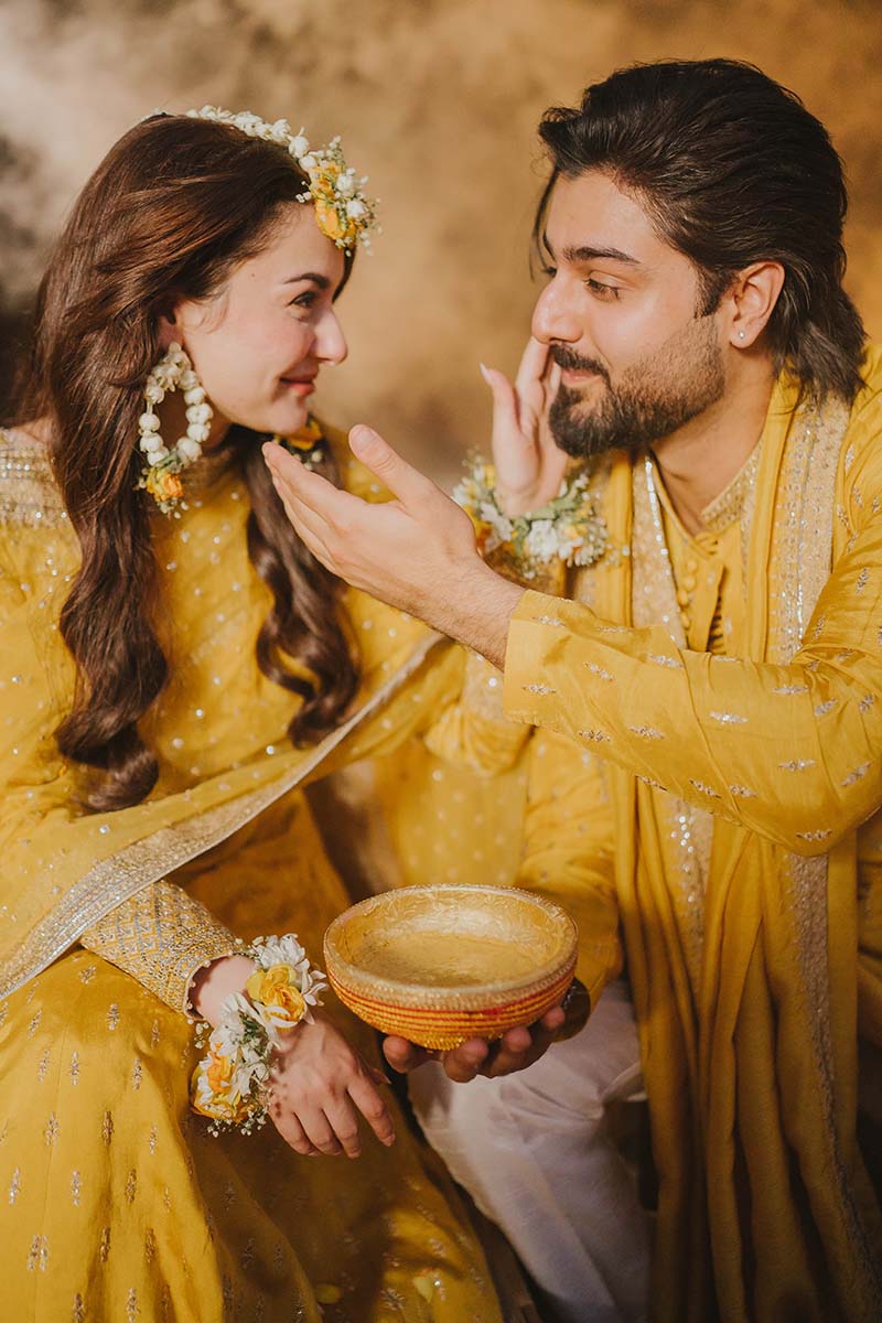 Mustard Yellow Embroidered Romani Silk Kalidar Pishwas (2-Piece) - Image 2