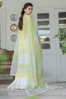 Pakistani Lemon Digital Print Lawn Salwar Kameez (3-Piece) - Image 4