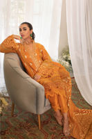 Marigold Nakshi Embroidered Pure Lorex Salwar Kameez (3-Piece) - Image 5