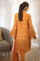 Marigold Nakshi Embroidered Pure Lorex Salwar Kameez (3-Piece) - Image 6