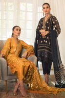 Marigold Nakshi Embroidered Pure Lorex Salwar Kameez (3-Piece) - Image 7