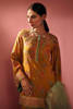 Pakistani Mustard Hand-Embellished Short Shirt with Palazzo (3-Piece) - Image 7