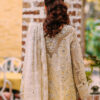 Yellow Ombre Mirror & Swarovski Organza Salwar Kameez (3-Piece) - Image 3