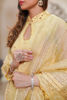 Pakistani Yellow Sitara Embroidered Organza Salwar Kameez (3-Piece) - Image 4