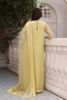Yellow Swarovski Embellished Organza Salwar Kameez (3-Piece) - Image 4