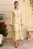 Lemon Yellow Tie-Dye Raw Silk Kurta (3-Piece) - Image 2