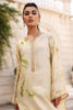 Lemon Yellow Tie-Dye Raw Silk Kurta (3-Piece) - Image 4