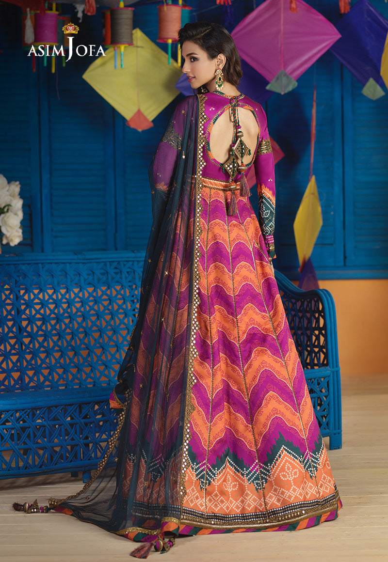 Mustard Embroidered Viscose Raw Silk Suit (3-Piece) - Image 12