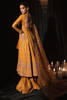 Mustard Embellished Georgette Kalidaar Sharara (3-Piece) - Image 5