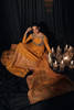 Mustard Embellished Georgette Kalidaar Sharara (3-Piece) - Image 7