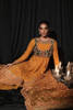 Mustard Embellished Georgette Kalidaar Sharara (3-Piece) - Image 8